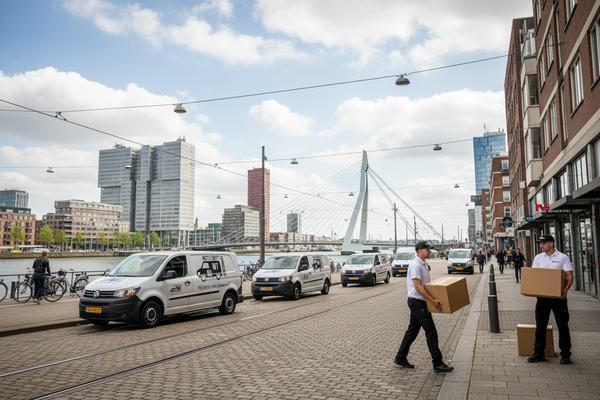 WJWT Transport Rotterdam met logo