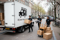 WJWT Transport team met logo op kleding